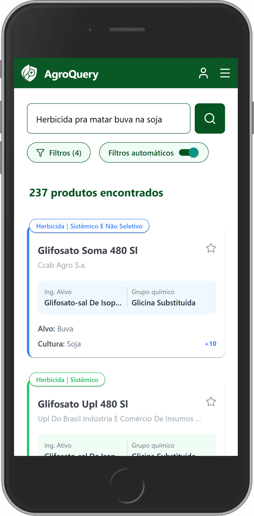 AgroQuery App Interface